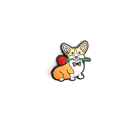 Corgi Jibitz Crocs Shoe Charm - Picture 1 of 2
